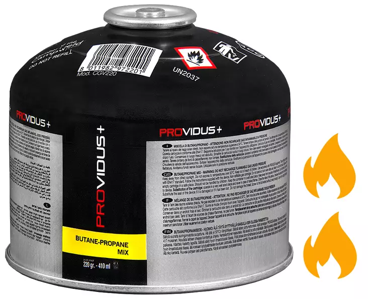 PRO NESTEKAASUSÄILIÖ 220G KIERRE 7/16" - Nestekaasusäiliöt - 1617 - 1