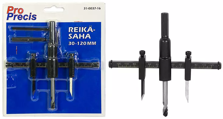 SÄÄDETTÄVÄ REIKÄSAHA 30-120MM - Reikäsahat - 7507 - 1