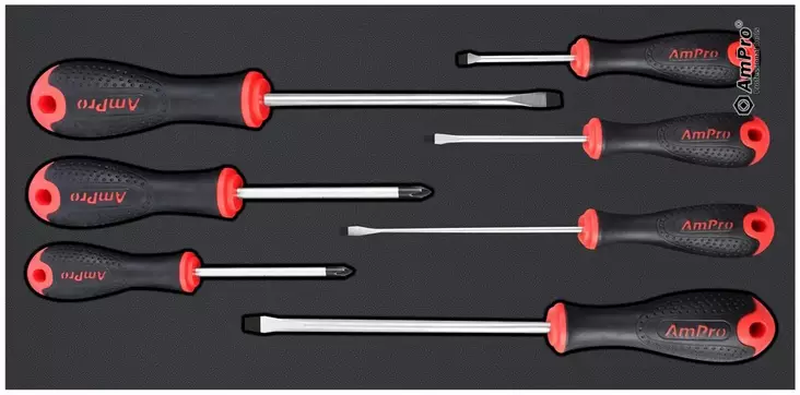 VA-RUUVIMEISSELISARJA 7-OS. FOAM GEL-GRIP - Työkalumoduulit - 5417 - 1