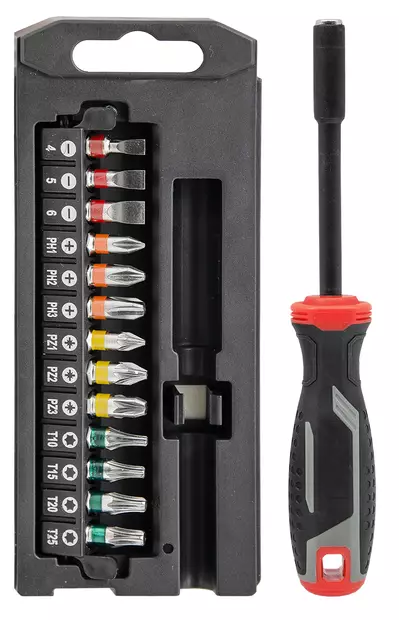 KÄRKIVÄÄNNINSARJA 14-OS. - Ruuvauskärjet ja -sarjat - 19048 - 1