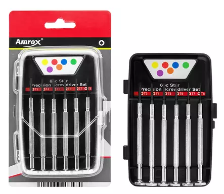 MIKRORUUVIMEISSELISARJA 6-OS. TORX - Ruuvitalttasarjat - 19928 - 1