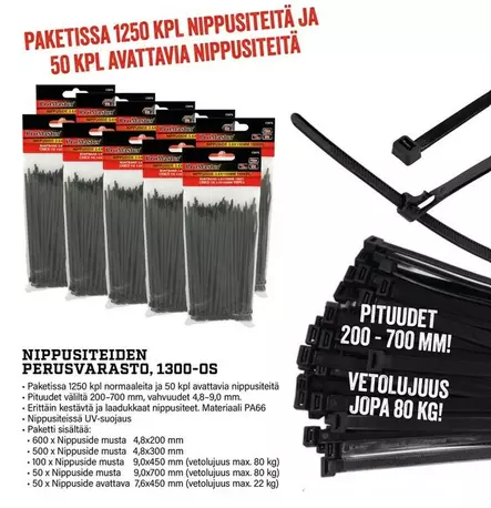 NIPPUSITEET PERUSVARASTO PAKETTI - Nippusiteet - 31408 - 1