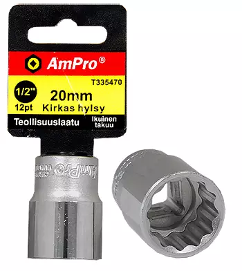 HYLSYT 1/2" 12PT AmPro - Hylsyt 1/2" - 4518 - 1