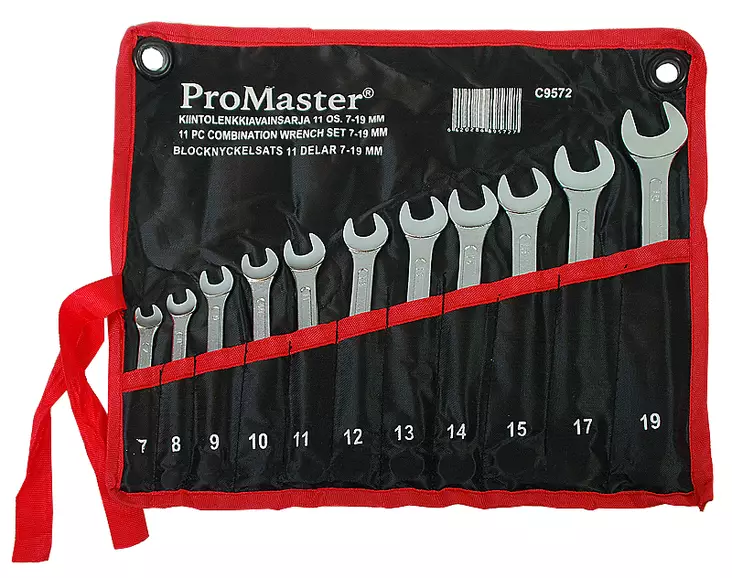 KIINTOLENKKIAVAINSARJA 11-OS. 7-19MM - Kiinto- ja räikkälenkkisarjat - 2508 - 1