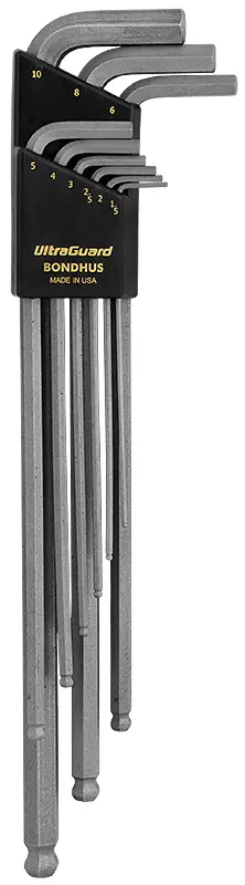 KUUSIOAVAINSARJA 1,5-10MM PALLOPÄÄ (ERIKOISPITKÄ, LIUKUMATON) - Kuusiokoloavaimet ja sarjat - 7248 - 1