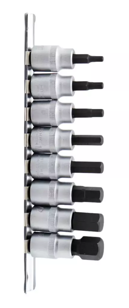 KUUSIOKÄRKIHYLSYSARJA 3/8" SAE 8-OS. - Hylsysarjat 3/8" vääntiöllä - 18588 - 1