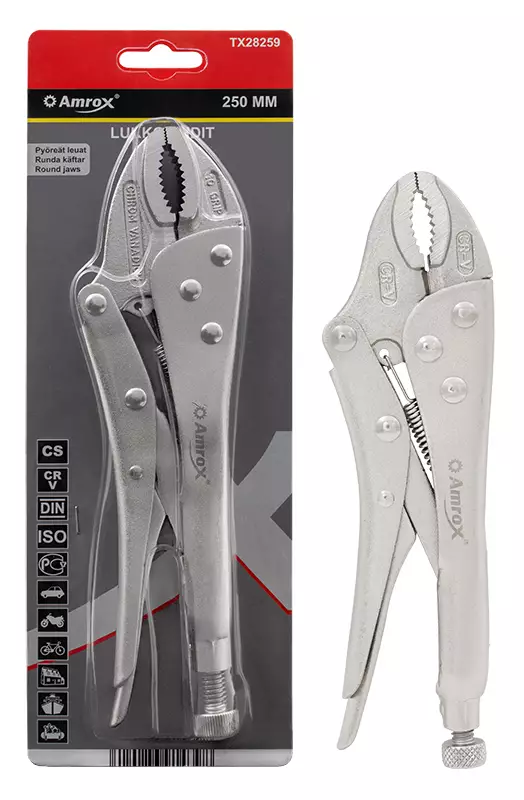 LUKKOPIHDIT 250MM PYÖREÄ LEUKA - Lukkopihdit - 14958 - 1