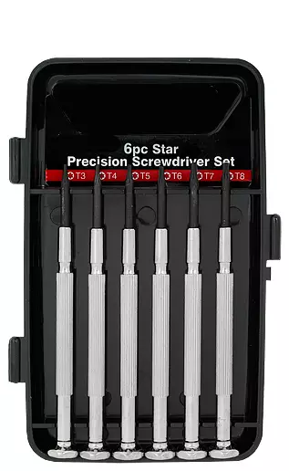 MIKRORUUVIMEISSELISARJA 6-OS. TORX - Ruuvitalttasarjat - 19928 - 1