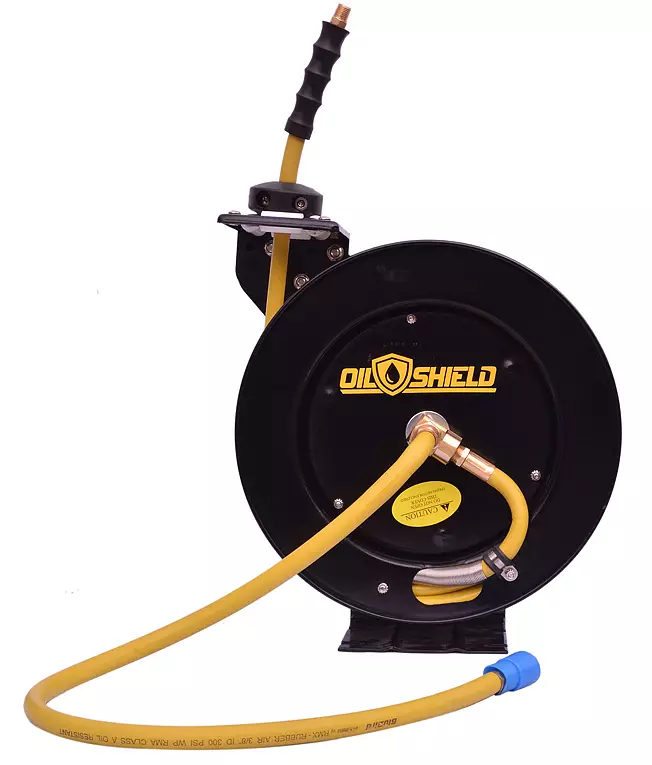 PAINEILMALETKUKELA 15M 3/8" KUMI OILSHIELD - Paineilmaletkut, -kelat ja -pistoolit - 5438 - 1
