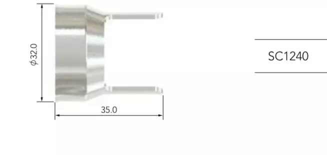 PLASMA OHJURI P120- 2 SAKARAA 1 KPL - Plasma-Polttimet ja kulutusosat - 17038 - 1