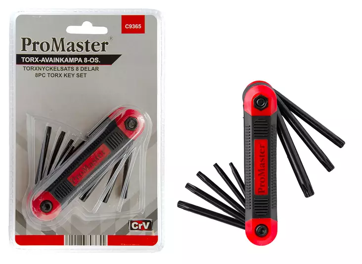 TORX-AVAINSARJA 8-OS. - Torx ja XZN-avaimet ja sarjat - 2948 - 1