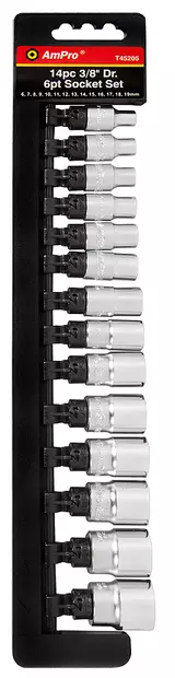 HYLSYSARJA 3/8" 14-OS. 6-19MM - Hylsysarjat 3/8" vääntiöllä - 4189 - 1