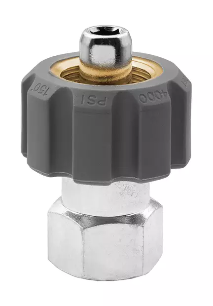 M-PART MV CHROMED 1/4"S KIERRELIITIN DIBO - Clen kaksoisnipat ja liittimet - 14609 - 1