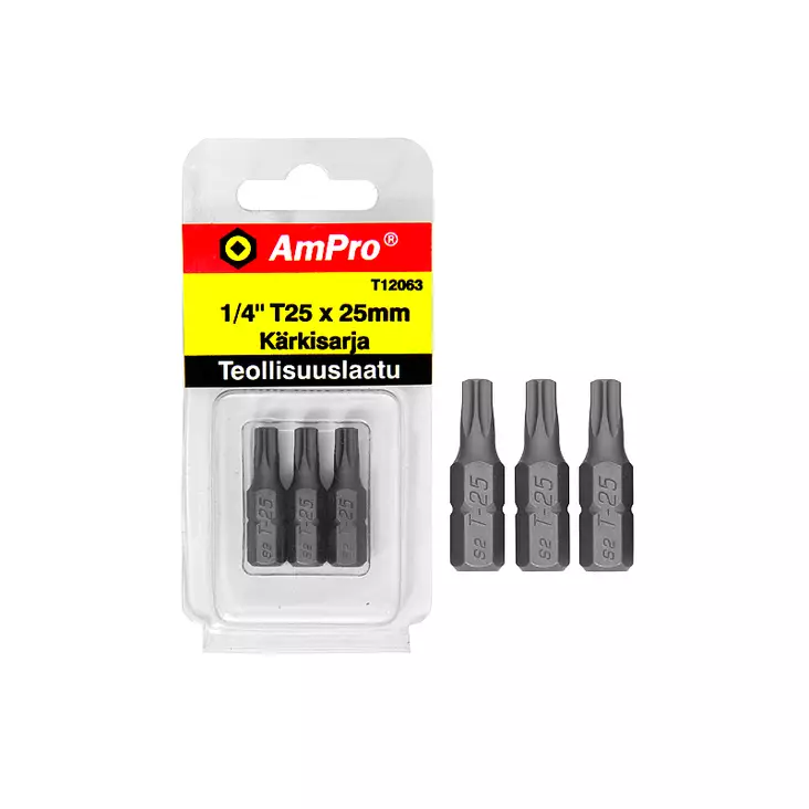 TORX-RUUVAUSKÄRJET 3-OS 1/4" AmPro - Ruuvauskärjet ja -sarjat - 4469 - 1