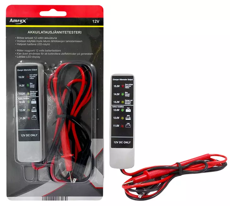 AKKU/LATAUSJÄNNITETESTERI - Mittarit ja testerit - 19079 - 1