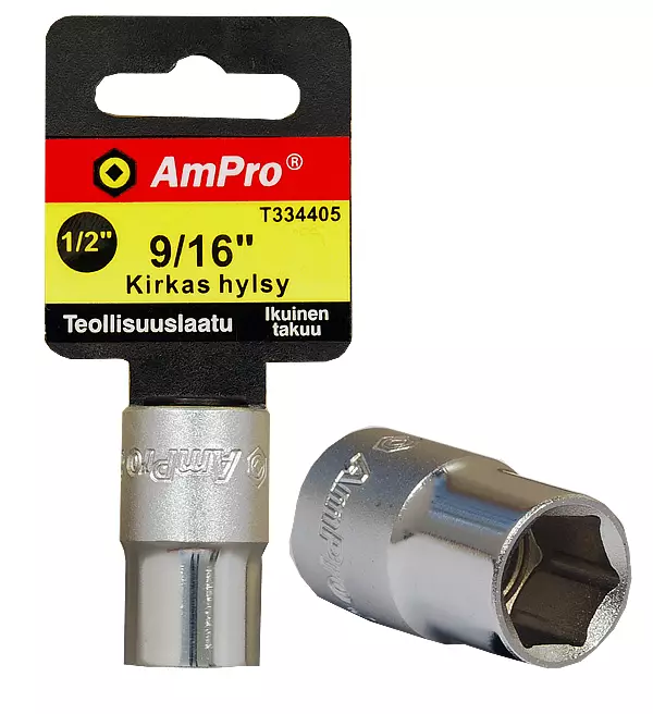 HYLSYT 1/2" 6PT TUUMA AmPro - Hylsyt 1/2" - 4519 - 1