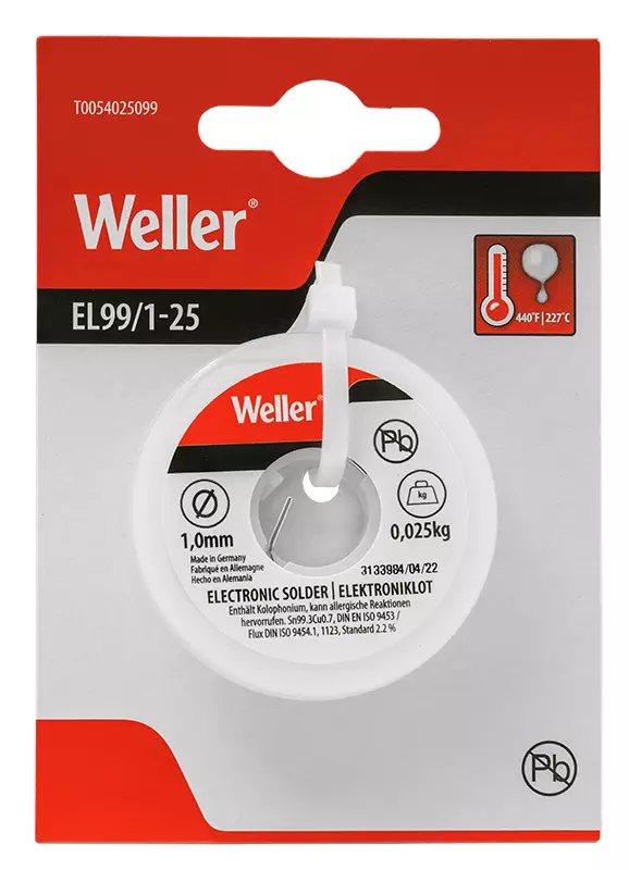 JUOTOSTINA 1,0MM/25G, RULLA, S-SN99CU1 (100% LYIJYVAPAA) - Juotoskolvit, tinat ja liimapistoolit - 6589 - 1