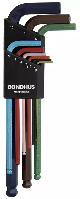 KUUSIOAVAINSARJA 1,5-10MM PALLOPÄÄ - Kuusiokoloavaimet ja sarjat - 6449 - 1