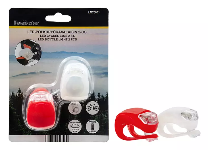 LED-POLKUPYÖRÄN VALAISINSARJA 2-OS. - Käsivalaisimet - 17249 - 1