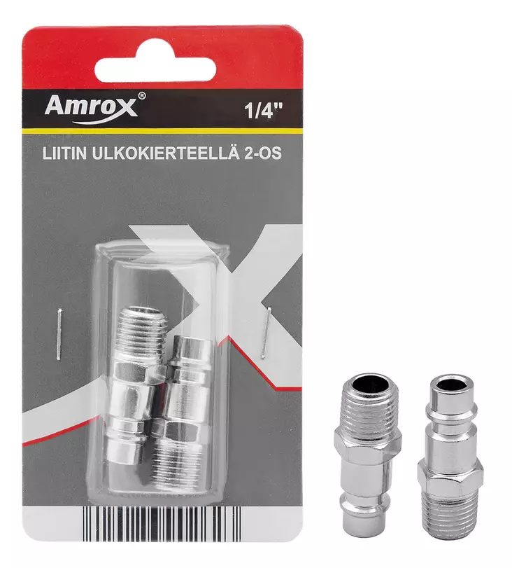 LIITINRUNKO 1/4" ULKOKIERTEELLÄ - Paineilmaliittimet - 30979 - 1