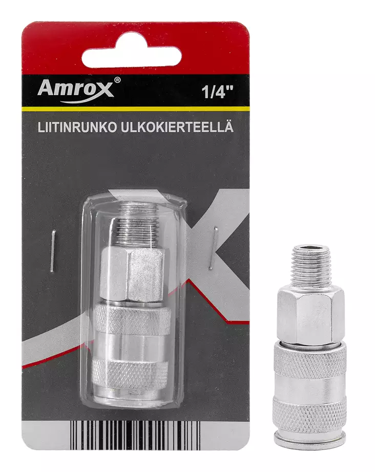 LIITINRUNKO 1/4" ULKOKIERTEELLÄ - Paineilmaliittimet - 30979 - 1