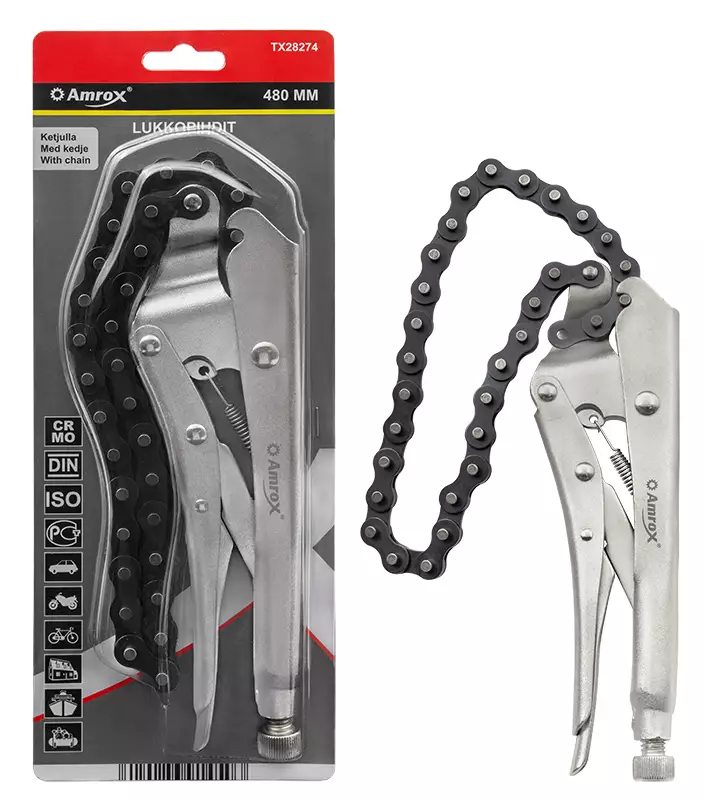 LUKKOPIHDIT KETJULLA 480MM - Lukkopihdit - 14969 - 1