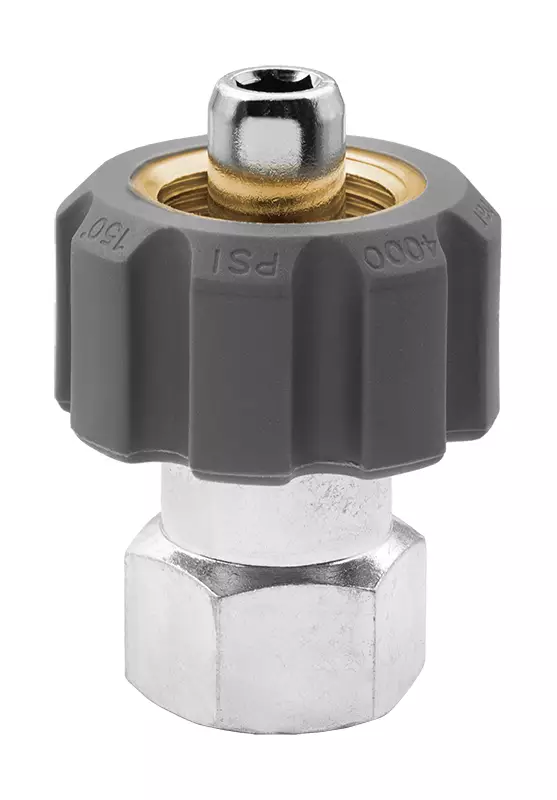 M-PART MV CHROMED 1/4"S KIERRELIITIN DIBO - Clen kaksoisnipat ja liittimet - 14609 - 1