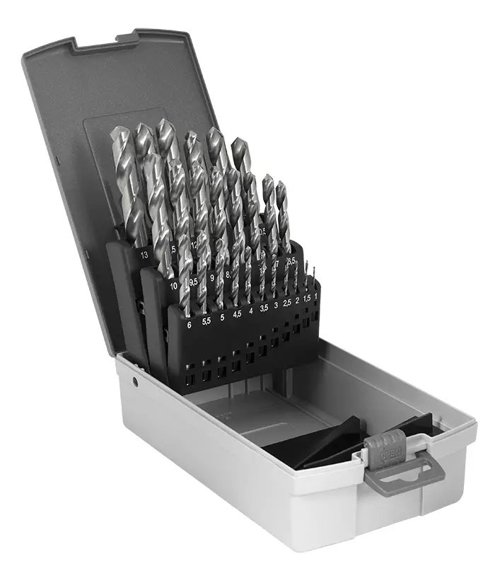 METALLIPORASARJA 1-13MM HSS 25-OS. - Kierukkaporasarjat HSS - 6289 - 1