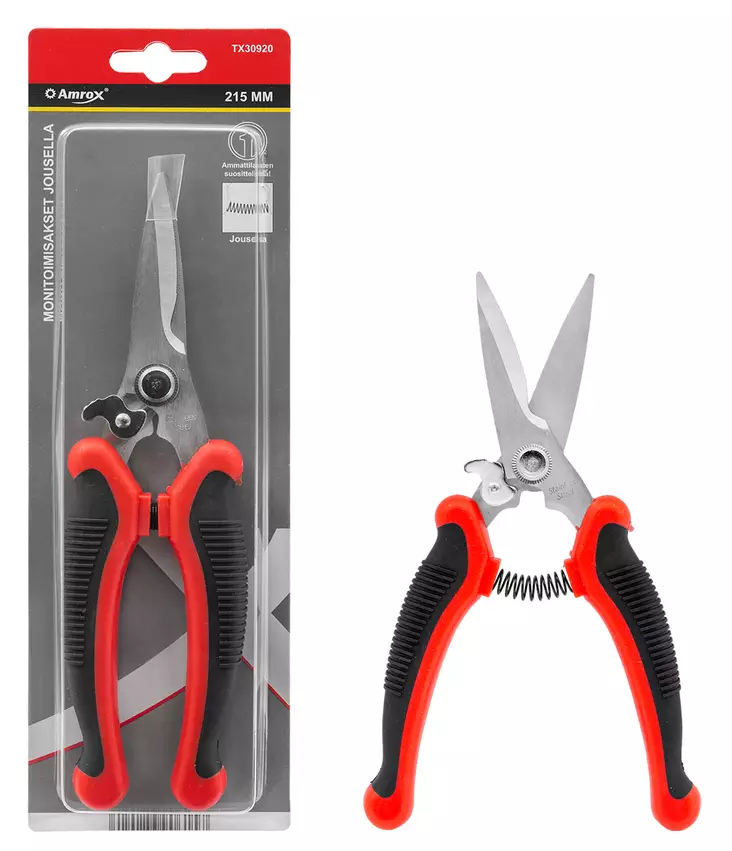 MONITOIMISAKSET 215MM JOUSELLA - Kuorintapihdit - 17519 - 1