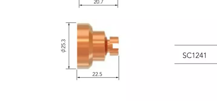 PLASMA KONTAKTISUOJA -2 SAKAR P120 1 KPL - Plasma-Polttimet ja kulutusosat - 17039 - 1