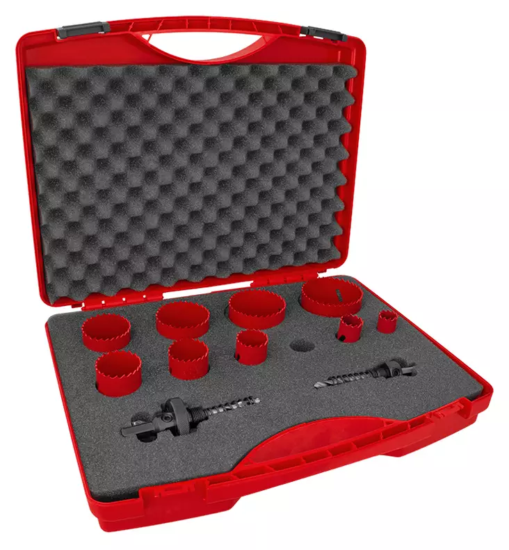 REIKÄSAHASARJA 11-OS 19-64MM + A2 + A4 - Reikäsahasarjat - 12749 - 1