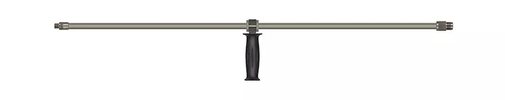 SUIHKUPUTKI 1000MM 1/2"U-1/4"U 500 BAR RST - Clen pesukahvat ja suihkuputket - 10659 - 1