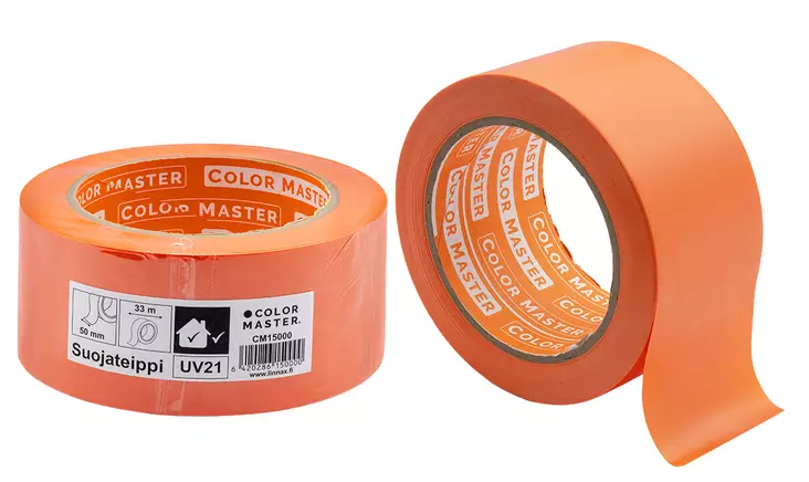 SUOJATEIPPI ECO 50MMX33M UV21 ORANSSI - Rajaus ja suojaus - 31189 - 1