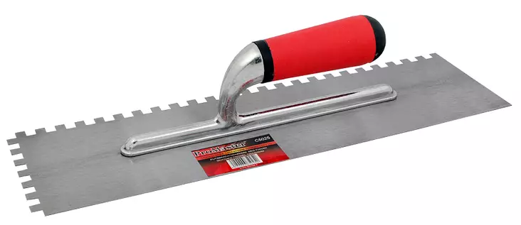 TERÄSLIIPPA 120X280MM 8X8 HAMMASTETTU - Tapetointi- ja muuraustyökalut - 31549 - 1